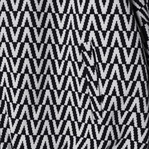 SDSA秋冬新款痞帅男装潮牌撞色满印字母拉链立领夹克百搭时尚外套 商品图2