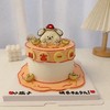 日富一日发财小动物手绘卡通蛋糕-低糖处理无添加 商品缩略图0