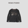 ROMI STUDIO“怀旧复古”全棉亲肤舒适印花圆领长袖T恤 RWCASU5516 商品缩略图0
