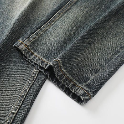 gxg.jeans男装2025秋款男士直筒牛仔长裤经典水洗舒适日常休闲百搭长裤男K&C 商品图5