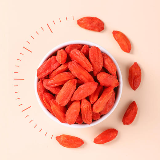 北纬纯净食品|38°宁夏头茬如鲜枸杞冻干精选特优颗粒无熏硫煲汤泡水 商品图1