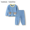 巴拉巴拉balaOne儿童家居服套装男童女童2025冬季新款半边绒保暖 商品缩略图4