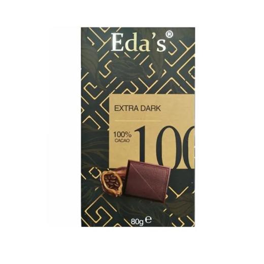 【超市】艾达的世界100%黑巧80g 商品图0