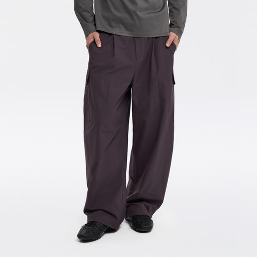 oneup三防格纹双褶工装裤（男女同款） 商品图3