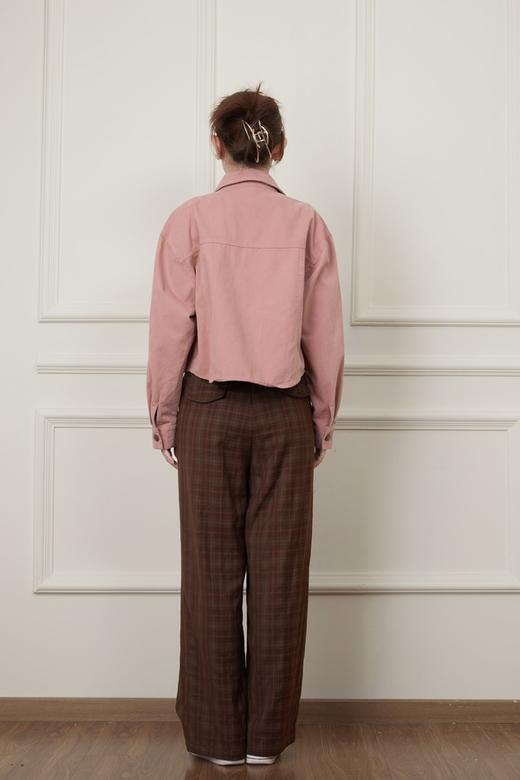 WHO KNOWS 粉色全棉短款外套 18792 商品图4