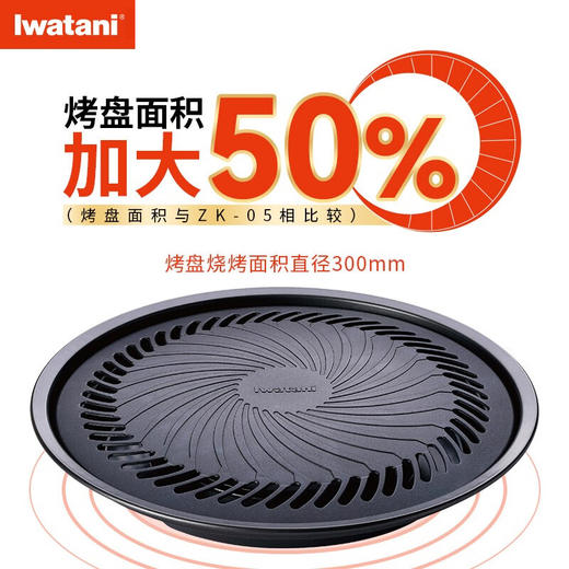 岩谷（Iwatani） 便携式煎炒炉多功能卡式炉瓦斯炉家用火锅炉子野炊烤肉卡磁炉具ZA-17C+加大烤盘ZK-15 商品图5