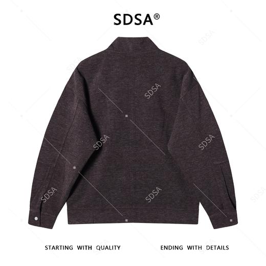 9578SDSA男士秋冬新款痞帅男装复古宽松拉链立领夹克外套时尚休闲上衣 商品图4