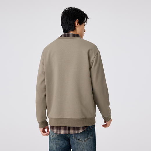 gxg.jeans男装男士圆领套头卫衣2025秋款纯色叠穿内搭拼接青少年打底衫上衣K&C 商品图4