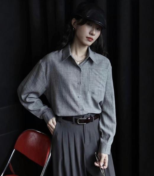 浅幼 复古仙踪衬衫 | 版型宽松垂顺 面料轻薄 舒适柔软 百搭文艺复古风 商品图2