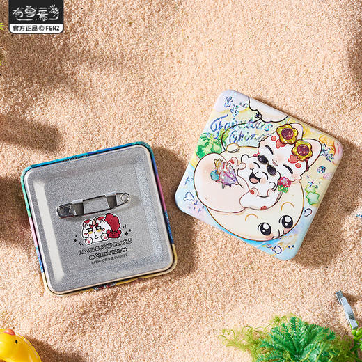 《非人哉官方店》有兽焉X奇米蛋联名福瑞乐园马口铁徽章盲盒动漫吧唧 商品图3