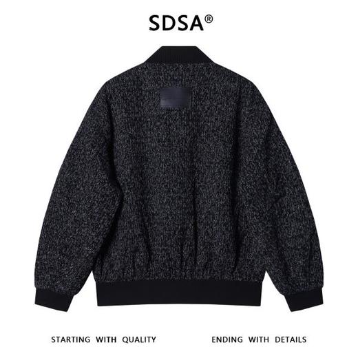 5549SDSA男士秋冬新款痞帅男装韩版撞色小香风半拉链立领卫衣百搭时尚 商品图5