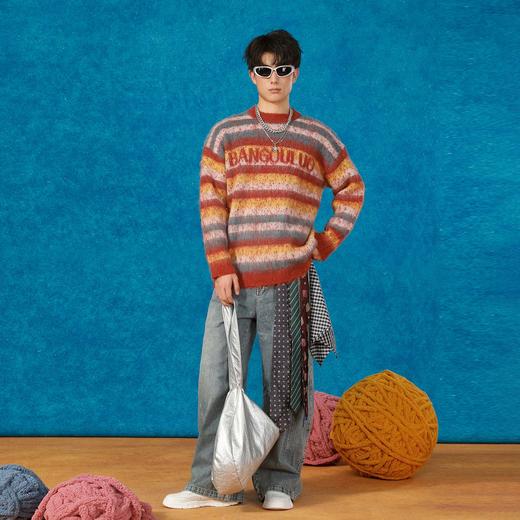 潮流渐变字母毛衣-纪念日百货门店同款166296569 商品图3