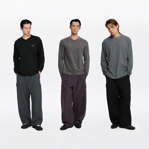 oneup三防格纹双褶工装裤（男女同款） 商品图4