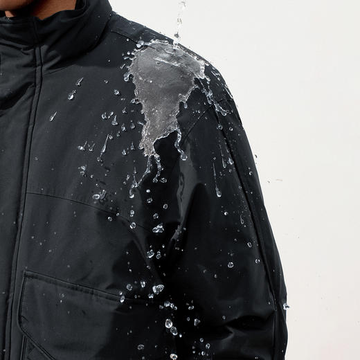 714street多口袋半高领防风棉服男2025冬季宽松防水工装棉衣外套 商品图2