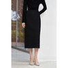 米思阳2026春季新款法式小香风黑色显瘦高级感高腰直筒半身裙女4770 商品缩略图3