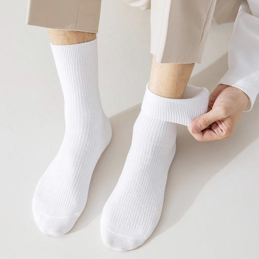 基础-简约细坑条男袜-纪念日百货门店同款165743128 商品图1