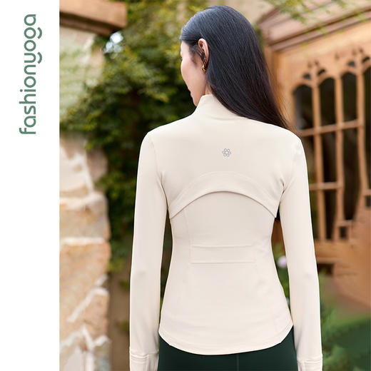 凡圣瑜伽经典修身加绒外套F14872 商品图8