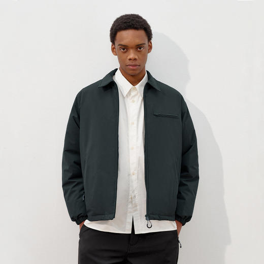 714street潮牌防水翻领棉服2025冬季宽松抗皱底特律夹克外套男装 商品图0