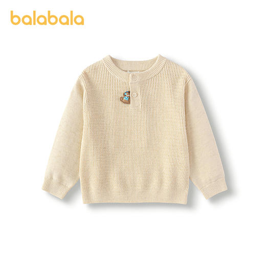 巴拉巴拉宝宝毛衫男女童针织衫秋冬2025新款内搭毛衣 商品图4