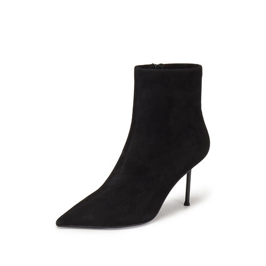 【云粉节】【思加图】BF楼思加图2025新款气质通勤复古时装靴中靴高跟鞋细跟女靴子H8058，吊牌价1890，活动价1358 商品图4