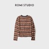 ROMI STUDIO“自然舒适”棉质色织条纹撞色洗水长袖T恤 RWCASY5979 商品缩略图1