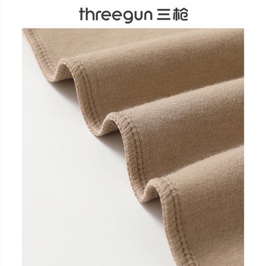 Threegun三枪 热力弹抗菌高支新疆棉圆领女士打底衫-T20084A02 商品图5