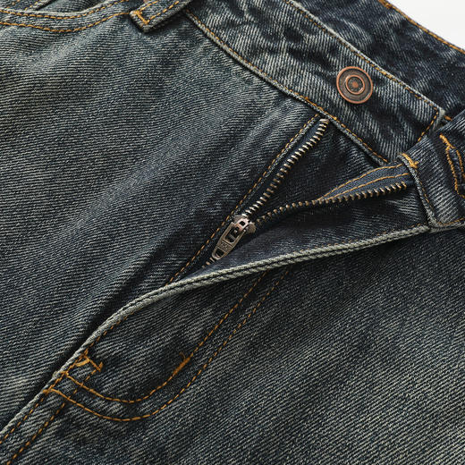 gxg.jeans男装2025秋款男士直筒牛仔长裤经典水洗舒适日常休闲百搭长裤男K&C 商品图4