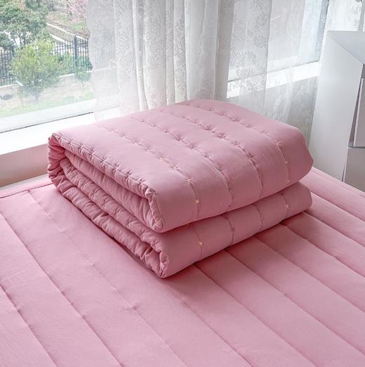 开诚2025新款心有千千结春秋被 马卡龙颜色可机洗柔软舒适耐用秋被 商品图4