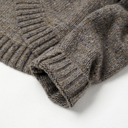 ROMI STUDIO“温暖际遇”羊驼羊毛粗针混纱复古毛衣开衫RWCAST5405 商品图4