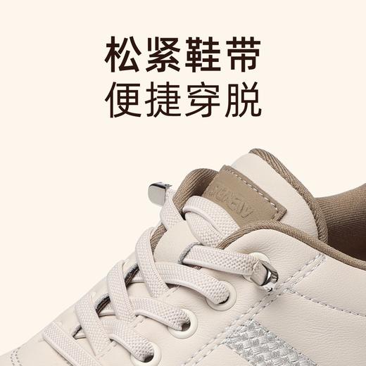 信诺真皮舒适妈妈鞋女百搭小白鞋运动休闲鞋2025新款秋中老年单鞋5Q8177-27T 商品图1
