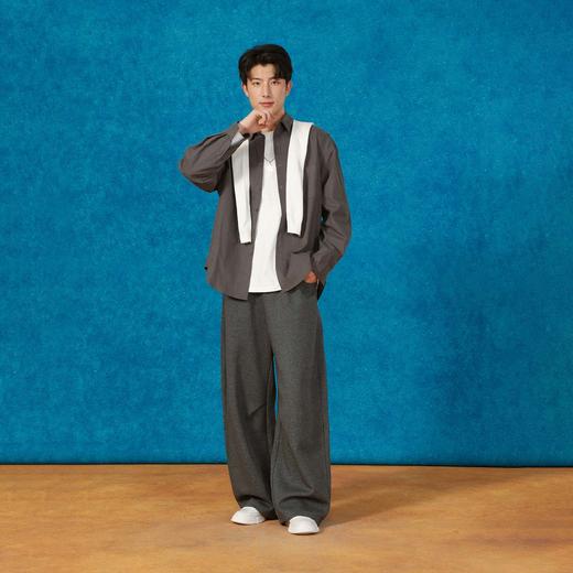 男士休闲时尚基础正肩衬衫纪念日百货门店同款164896368 商品图3