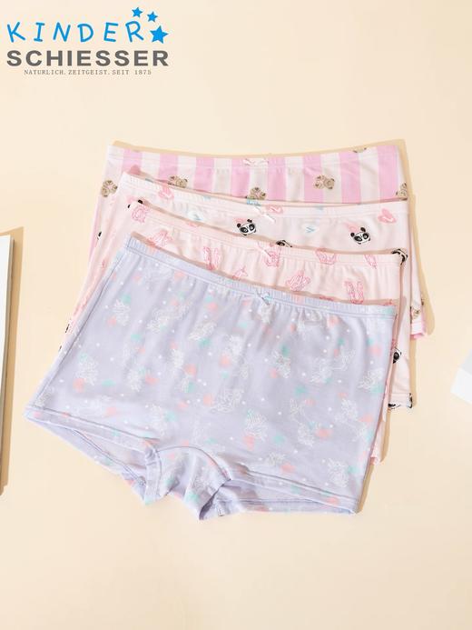 【经典莫代尔印花】SCHIESSER德国舒雅女童莫代尔面料平角小裤3F/25281T 商品图2