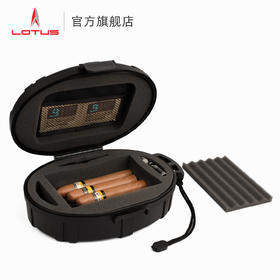 美国LOTUS VC-10 OVAL多功能旅行雪茄盒10支装