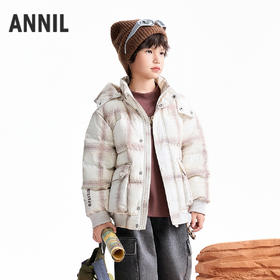 【实体店同款】男童短款羽绒服冬季新款安奈儿童装AB545098