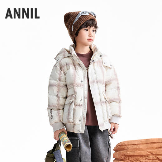 【实体店同款】男童短款羽绒服冬季新款安奈儿童装AB545098 商品图0