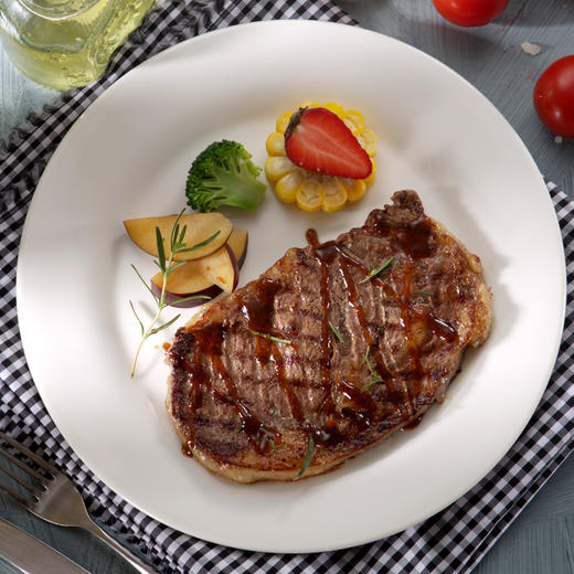 赤豪 草饲36个月精养 安格斯无拼接整切西冷沙朗100克*8（送刀叉+胡椒+海盐碎） 商品图7