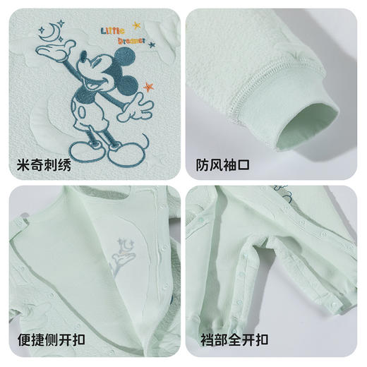 25秋冬新款男女宝宝夹棉保暖连体衣轻暖哈衣爬爬服ZD4EL015 商品图7