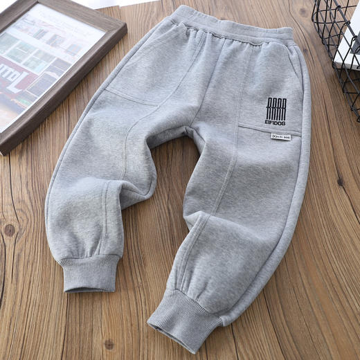 秋款110-170华棉拼接运动裤 商品图5