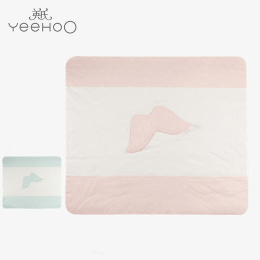 英氏婴儿小被子宝宝天使翅膀被子YEBBJ00002A01 YEBBJ00001A01 商品图0