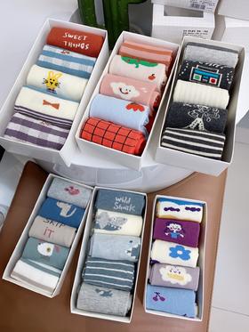 直发【五双装】 终于又等来了斑比的秋冬袜子，闭眼盲拍