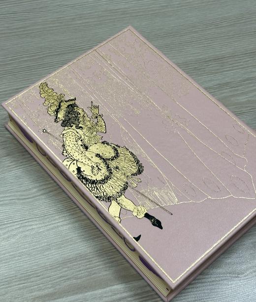 【限量真皮定制】《书淫艳异录》粉色山羊皮款，三面鎏金书口+丝印花纹 商品图2