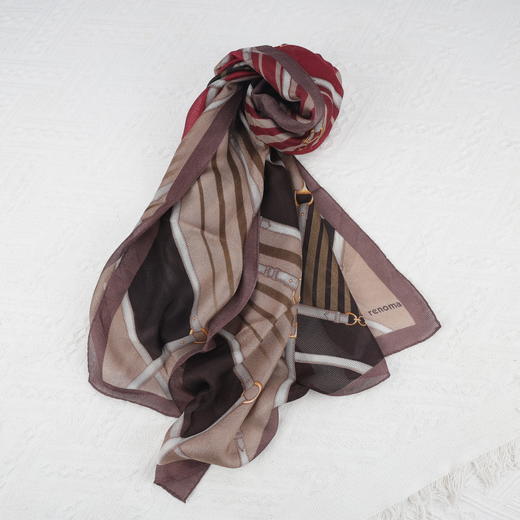 renoma桑蚕丝长款围巾法国品牌出口韩国高端品质（出口韩国） 商品图2