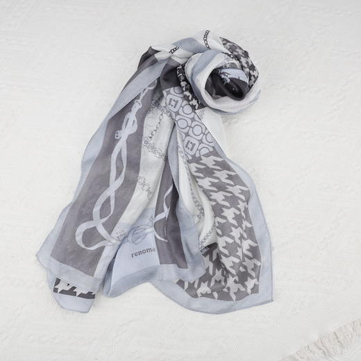 renoma桑蚕丝长款围巾法国品牌出口韩国品质（出口韩国） 商品图7