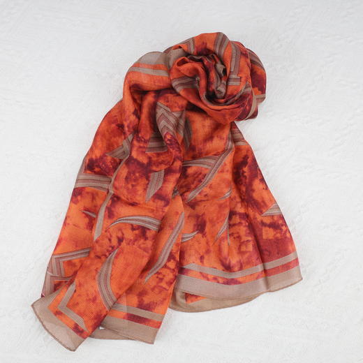 renoma桑蚕丝长款围巾法国进口高级质感百搭保暖（出口韩国） 商品图2