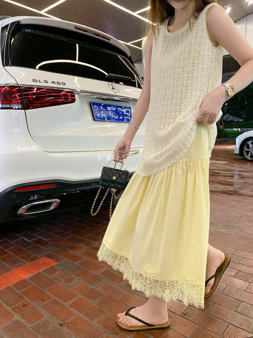 <曾小咸推荐>现货秒杀！微信超特价！假两件无袖连衣裙 日常259.99 立减150 秒杀109.99！ 商品图9