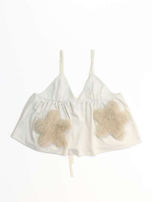 Kaiy Xiao 魔法星星系列 星星毛绒口袋系绳吊带上衣 商品图8