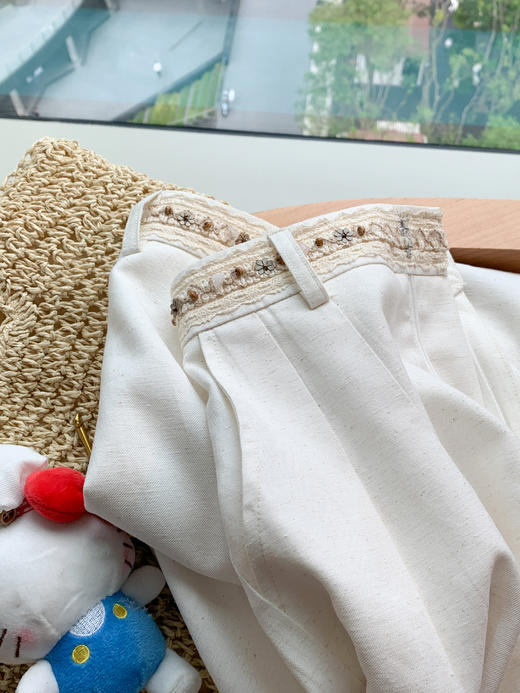 <曾小咸推荐>4.4现货秒杀！微信超特价！腰头钉珠休闲裤 日常189.99 立减100 秒杀89.99！杏色开衫两件套79.99！！ 商品图11