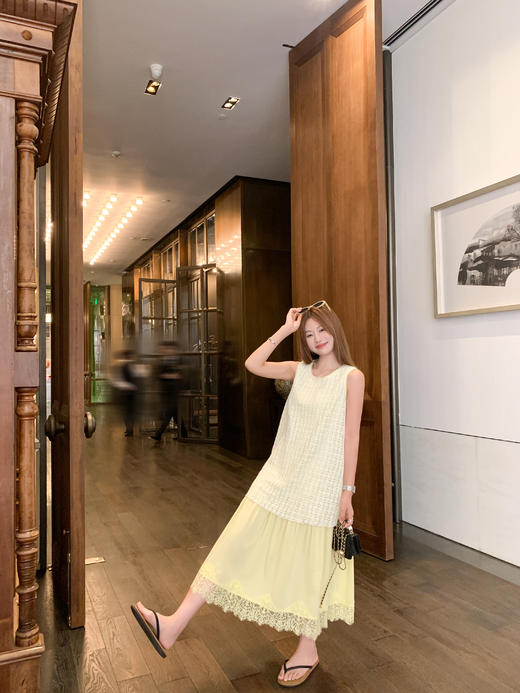 <曾小咸推荐>现货秒杀！微信超特价！假两件无袖连衣裙 日常259.99 立减150 秒杀109.99！ 商品图7