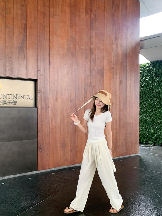 <曾小咸推荐>现货秒杀！微信超特价！2色短款短袖针织衫 日常119.99 立减60 秒杀59.99！ 商品图13