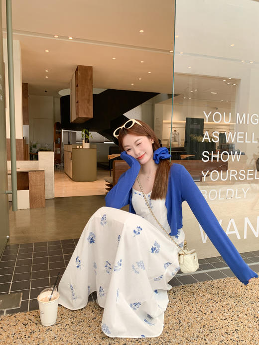 <曾小咸推荐>现货秒杀！微信超特价！蓝色开衫 日常89.99 立减50 秒杀39.99！ 商品图6